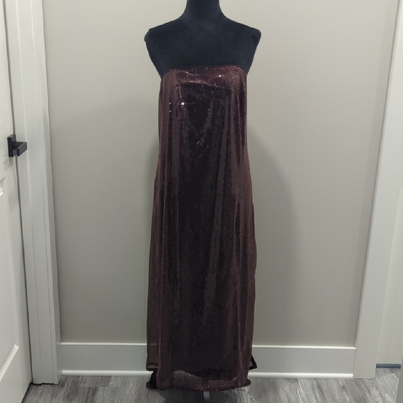 A New Day Elegant Strapless Sequin Gown Nww! - Picture 1 of 4